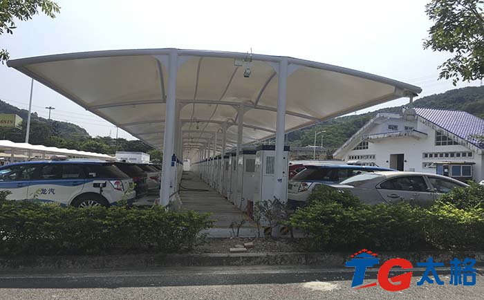 南方電網梅林關充電樁膜結構工程
