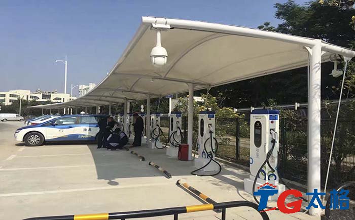 南方電網梅林關充電樁膜結構工程
