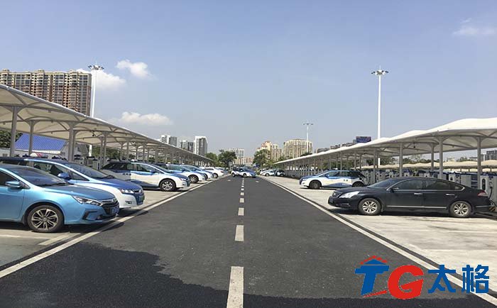 南方電網梅林關充電樁膜結構工程