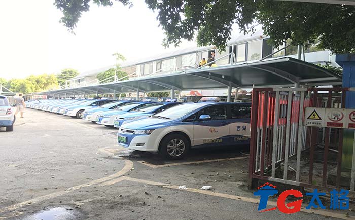 深圳青禾新能源充電樁膜結構工程