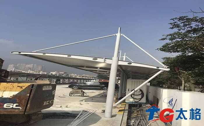 深圳巴士東部公交集團(tuán)充電樁膜結(jié)構(gòu)工程