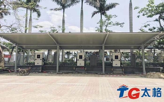 深圳巴士東部公交集團(tuán)充電樁膜結(jié)構(gòu)工程