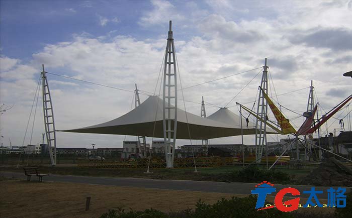 張家港市兒童主題樂園景觀膜結構工程