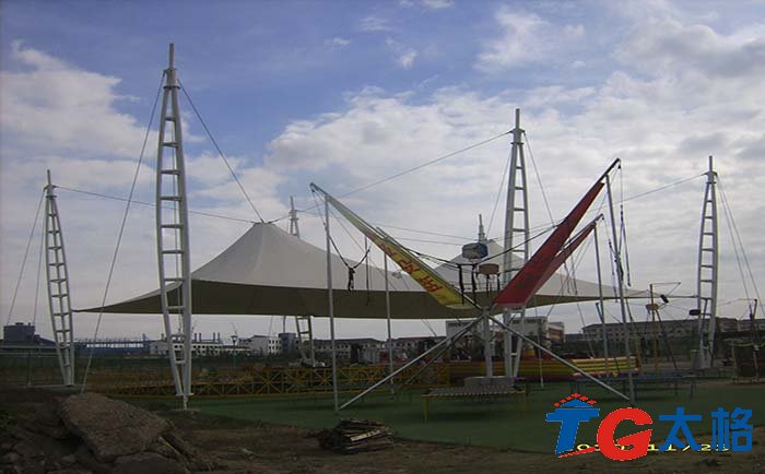 張家港市兒童主題樂園景觀膜結構工程