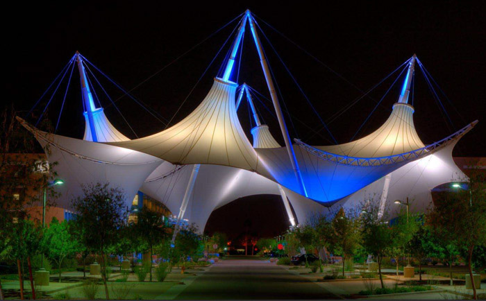 張拉式膜結構造型