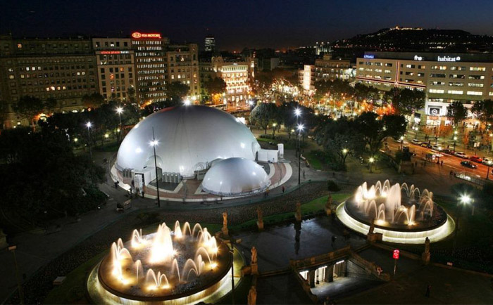 充氣式膜結構實景