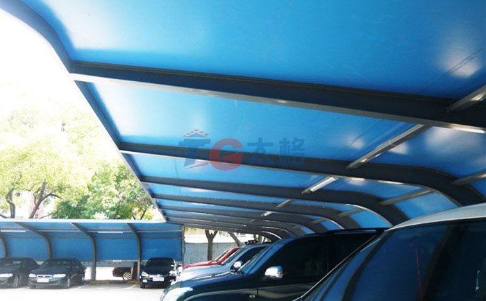 深圳華強北消防支隊膜結構停車棚