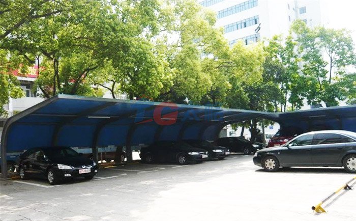 深圳華強北消防支隊膜結構停車棚