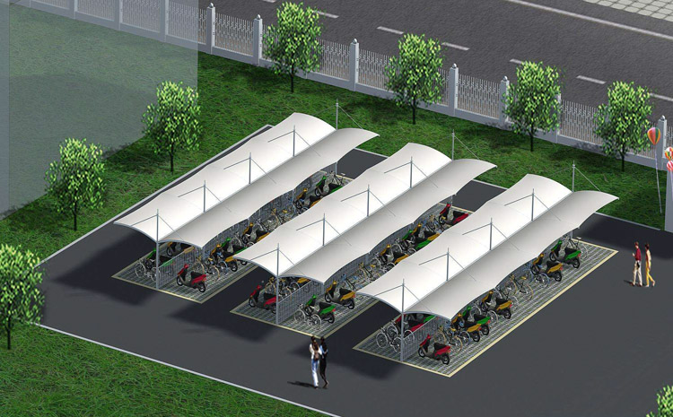 膜結構車棚是否需要使用檁條