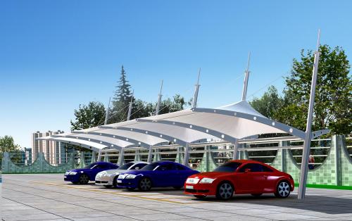 膜結構車棚的優勢體現