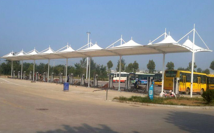 膜結構車棚的優勢