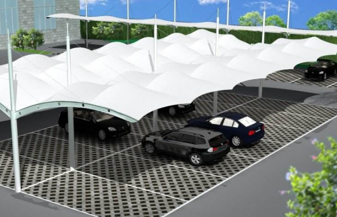 膜結構出入口 膜結構出入口