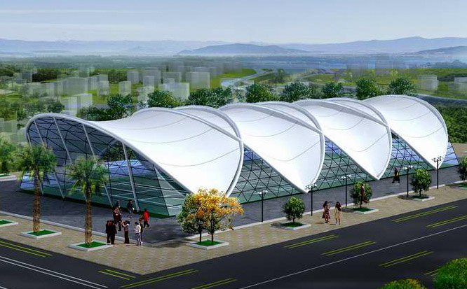 體育場頂棚膜結構工程