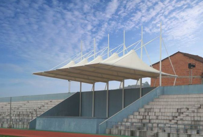 膜結構看臺 傲然屹立的充氣膜結構看臺