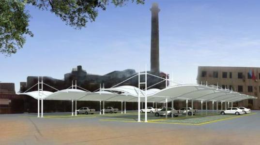 膜結構出入口 景區門口的出入口膜結構