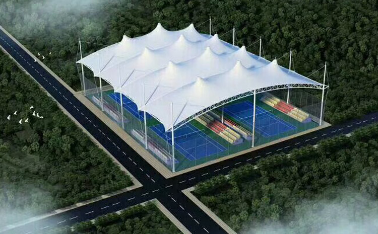 膜結構看臺 球場的膜結構主席看臺