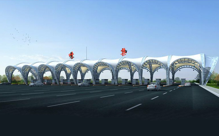 膜結構收費站工程