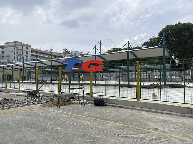 經緯新能源充電樁雨棚膜結構工程