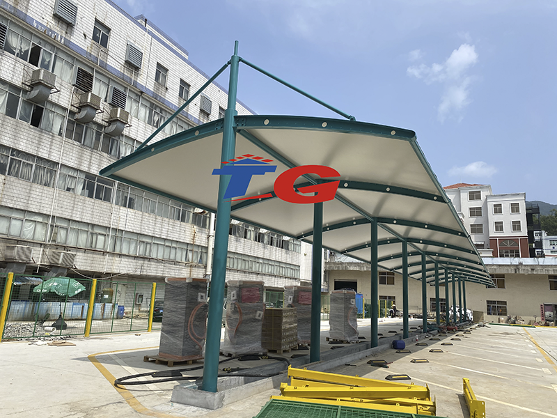 經緯新能源充電樁雨棚膜結構工程