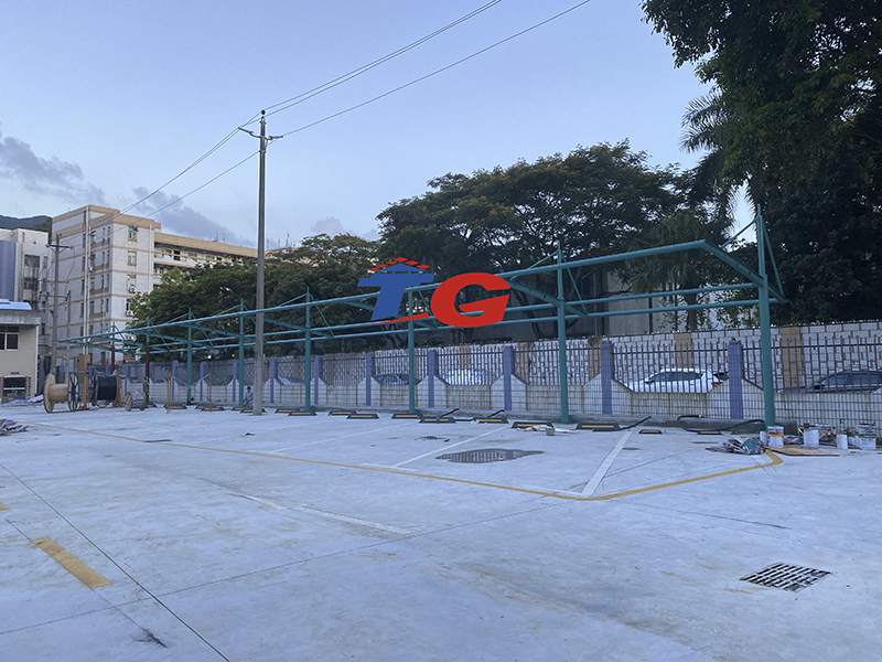 經緯新能源充電樁雨棚膜結構工程