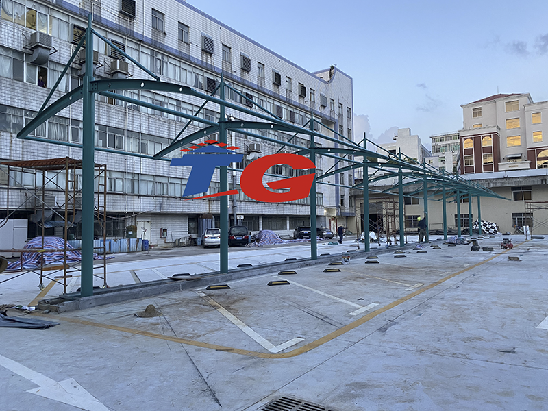 經緯新能源充電樁雨棚膜結構工程