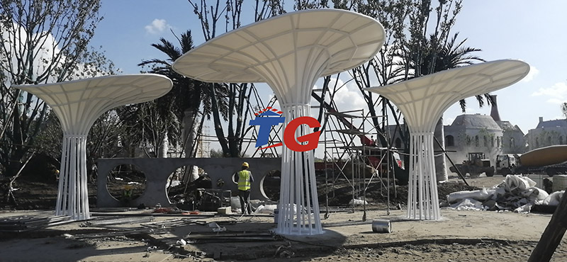 恒大陽光半島景觀膜結構工程