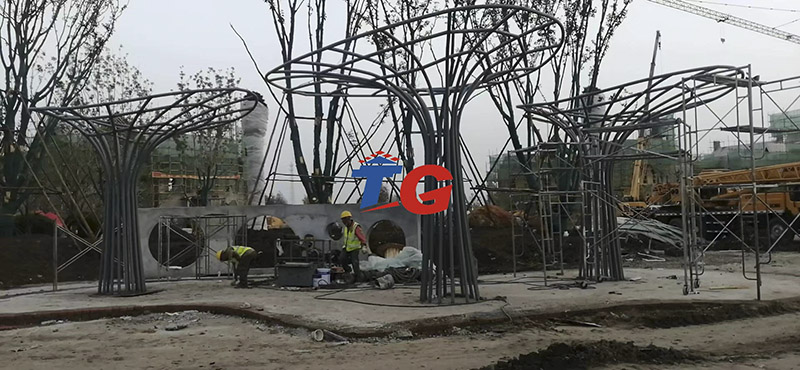 恒大陽光半島景觀膜結構工程